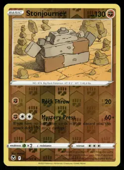 Stonjourner 101/195 - Silver Tempest - Reverse Holo Uncommon NM - Image 1