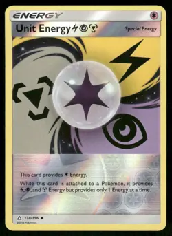 Unit Energy LightningPsychicMetal 138/156 - Ultra Prism - Reverse Holo NM - Image 1