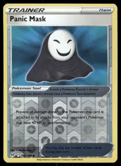 Panic Mask 165/196 - Lost Origin - Reverse Holo Uncommon NM - Image 1