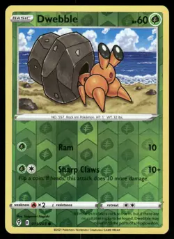 Dwebble 011/203 - Evolving Skies - Reverse Holo Common NM - Image 1