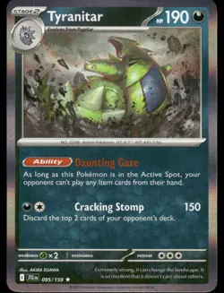 Tyranitar 095/159 - Journey Together - Holo Rare NM - Image 1