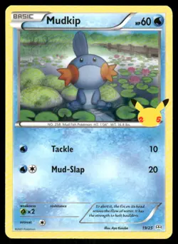 Mudkip 019/025 - McDonald's 25th Anniversary Promos - Promo NM - Image 1