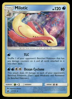 Milotic 27/111 - Holo Crimson Invasion - Rare LP - Image 1