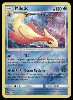 Milotic 27/111 - Crimson Invasion - Reverse Holo Rare NM - Image 1