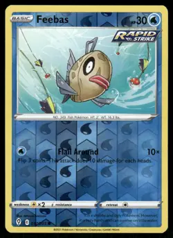 Feebas 037/203 - Evolving Skies - Reverse Holo Common NM - Image 1