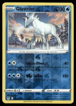 Glastrier 051/196 - Lost Origin - Reverse Holo Rare NM - Image 1