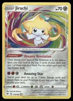 Jirachi 119/185 - Vivid Voltage - Holo Amazing Rare NM - Image 1