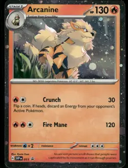 Arcanine 011 - Holo Scarlet & Violet Promo - Promo NM - Image 1