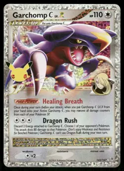 Garchomp C LV.X 145/147 - Celebrations: Classic Collection - Holo NM - Image 1
