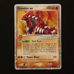 Groudon ex 93/100 Crystal Guardians Holo LP Pokemon TCG - Image 1