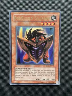 Yugioh Big Shield Gardna DB1-EN097 Ultra Rare LP - Image 1