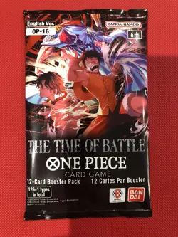 x1 OP16 - ENGLISH Booster Packs - New Sealed - One Piece Card Game TCG CCG UK - Image 1