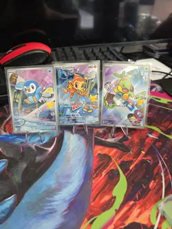 Pokemon TCG First Partner Illustration Collection Series 1 Gen 4 Sinnoh Starters - Image 1