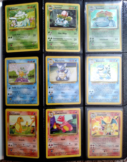 Original 151 Pokemon Cards Complete Set 1st Gen Jungle Fossil Base W/ Binder Lot - Image 1