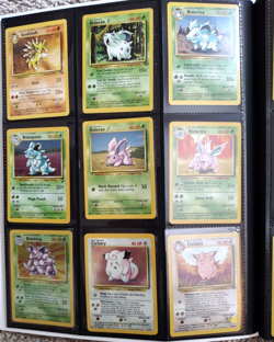 Original 151 Pokemon Cards Complete Set 1st Gen Jungle Fossil Base W/ Binder Lot - Image 5