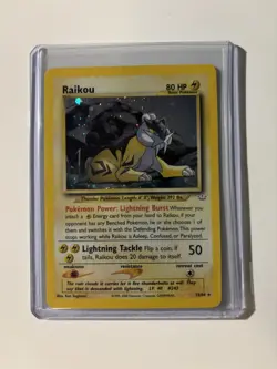 Raikou 13/64 Neo Revelation Holo Good Condition! Pokemon Card - Image 1