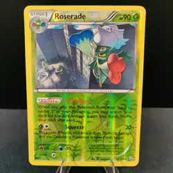 Roserade 15/124 Reverse Holo 2012 Pokemon TCG Card MP - Le Parfum GLC Staple - Image 3