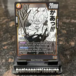 Majin Vegeta FB04-088 Alternate Art Foil Dragon Ball Super Card Fusion World NM - Image 1