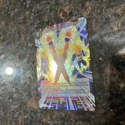 SS Son Goku SS Vegeta & SS Trunks Golden Warriors Foil Dragon Ball Super Card NM - Image 2