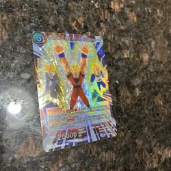 SS Son Goku SS Vegeta & SS Trunks Golden Warriors Foil Dragon Ball Super Card NM - Image 3