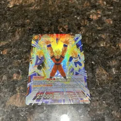 SS Son Goku SS Vegeta & SS Trunks Golden Warriors Foil Dragon Ball Super Card NM - Image 4