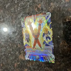 SS Son Goku SS Vegeta & SS Trunks Golden Warriors Foil Dragon Ball Super Card NM - Image 5