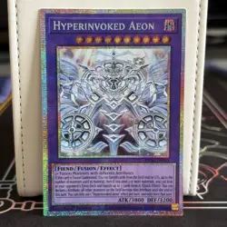 1st Edition Hyperinvoked Aeon Starlight Rare CORI-EN033 Yugioh Card - Image 1