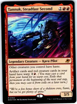 MTG TANNUK, STEADFAST SECOND EDGE OF ETERNITIES 162 FOIL NM - Image 1