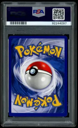 1999 Pokemon Japanese Promo Ivy Pikachu Glossy Grey Star PSA 8 - Image 2
