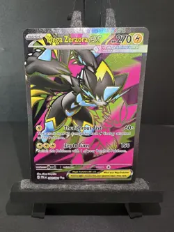 Mega Zeraora EX 098/084 Pitch Black Full Art NM English Pokemon Card - Image 1
