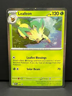 Leafeon (Cosmos Promo) 005/131 Holo Rare Prismatic Evolutions Pokemon Near Mint - Image 1
