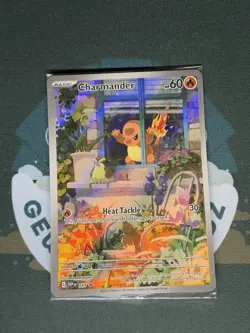 Pokemon TCG Charmander SVP 044 Black Star Promo Full Art Holo SIR SEALED NM - Image 1