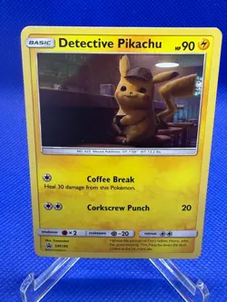 Pokemon Card - Detective Pikachu SM190 - Promo - Holo - Image 1