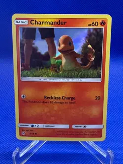 Charmander 2019 Detective Pikachu Set 4/18 Holo Holographic Foil Pokemon Card - Image 1
