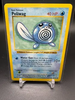Poliwag 59/102 | Base Set (Shadowless) | WOTC Pokemon TCG CCG 1998/99 | NM - Image 1