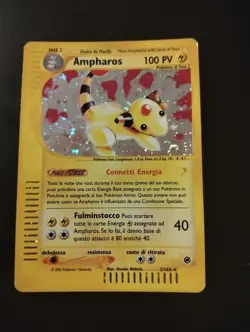 Pokemon Ampharos 2/165 Expedition Rara Holo Unlimited Wizards ITA Carte Vintage - Image 1