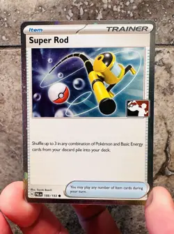 Super Rod 🎣 Prize Pack 5 PAL 188/193 League Stamped Holo NM Pokemon - Image 1