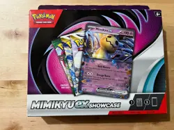 Pokemon TCG Mimikyu ex Showcase Box (1 evolving skies/ 2 silver tempest packs - Image 1