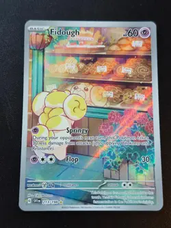 Fidough 213/198 Holo Illustration Rare Scarlet & Violet Pokemon NM - Image 1