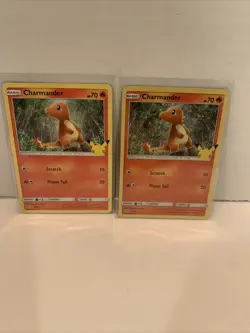 Pokemon Charmander 9/25 HOLO And Base Mcdonalds 25th Anniversary Promo 2021 - Image 1