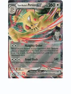 TEAM ROCKET'S PERSIAN EX 150/182 Double Rare DESTINED RIVALS Pokemon Holo NM - Image 1