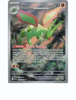 FLYGON 101/094 Illustration Rare PHANTASMAL FLAMES Pokemon Holo Near Mint - Image 1