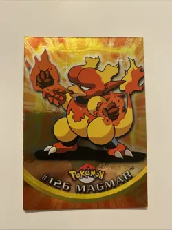 Pokemon Topps Magmar #126 Holo Foil Ita - Image 1