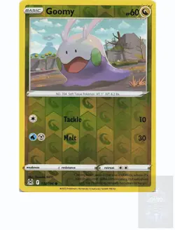 GOOMY 132/196 Common LOST ORIGIN Pokemon Reverse Holo Near Mint - Image 1