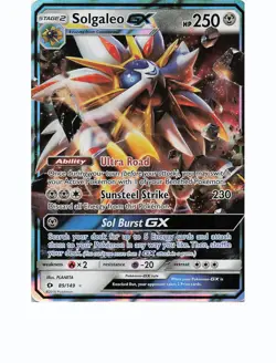 SOLGALEO GX 89/149 Holo Ultra Rare SM BASE SET Pokemon Holo Near Mint - Image 1
