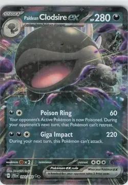 PALDEAN CLODSIRE EX 094/159 Double Rare JOURNEY TOGETHER Pokemon Holo Near Mint - Image 1