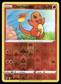 Charmander 023/185 - Vivid Voltage - Reverse Holo Common NM - Image 1