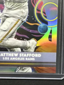 Topps 2025 Topps Chrome Cosmic Matthew Stafford Refractor Los Angeles Rams #56 - Image 4