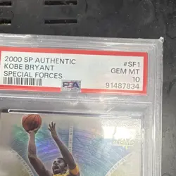 2000 Upper Deck SP Authentic Special Forces #SF1 Kobe Bryant PSA 10 Lakers - Image 4