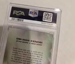 2025 Topps Star Wars Sapphire Obi-Wan Kenobi #139 Black /10 PSA 10 POP 2 - Image 4
